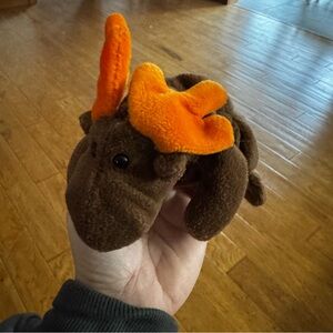 Vintage 1993 Ty Beanie Baby Chocolate The Moose Bean Toy